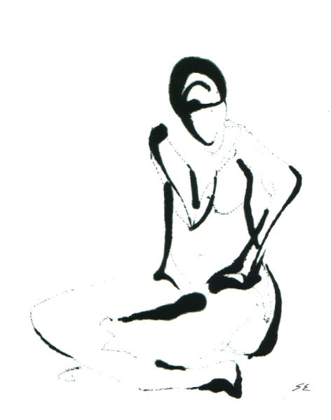 10 04 Sonja Eisenberg Ink Drawing23' X 18'