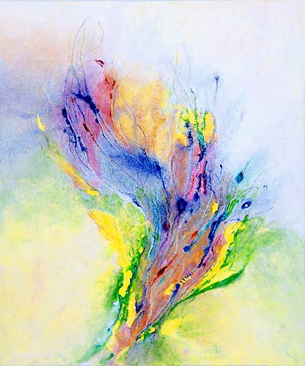 Sonja Eisenberg, Wild Flowersoil on canvas